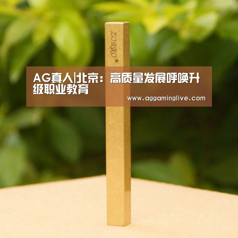 AG真人|北京:高质量发展呼唤升级职业教育(图2) AG集团